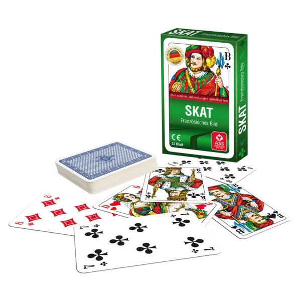 4042677700001 - Spielkarten 22570000 Skat Club französisches Blatt Kartonetui 4042677700001 ASS 4042677700001 - Spielkarten 22570000 Skat Club französisches Blatt Kartonetui 4042677700001 ASS