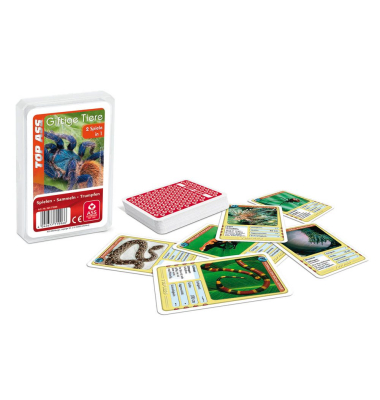 TOP ASS Quartett Giftige Tiere Kartenspiel