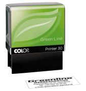 Textstempel Green Line Printer 30 5 Zeilen selbstfärbend ohne Logo
