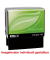 Textstempel Green Line Printer 40 6 Zeilen selbstfärbend mit Logo