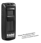 Textstempel, individualisierbar Pocket Printy 9511 mit Logo