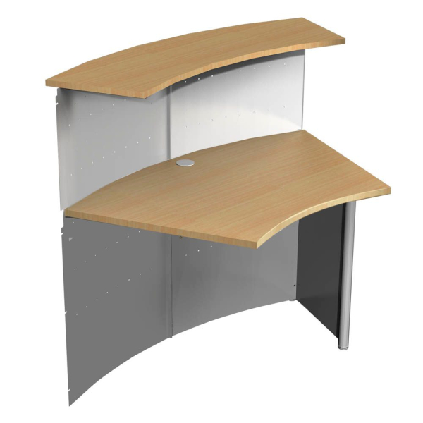 4044917416062 - Empfangstheke Genua Anbau 45° Büromöbel und Bürozubehör bei Büromöbel Experte im Online Shop