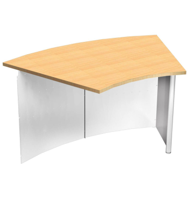 Anbautisch Genua 3993 buche Freiform 126,5x80 cm (BxT)