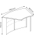 Anbautisch Genua 3993 buche Freiform 126,5x80 cm (BxT)