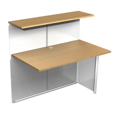 Anbautheke Genua 3992 buche rechteckig 116x70 cm (BxT)
