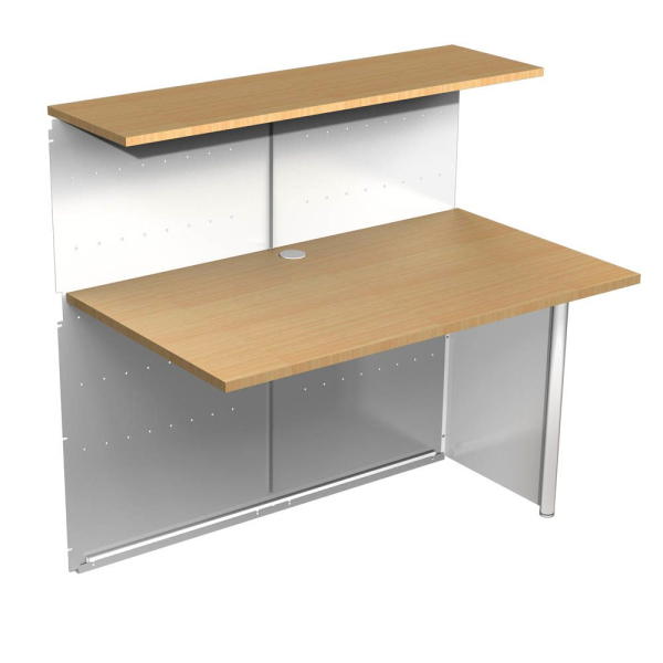 4044917416093 - Empfangstheke Genua Anbau gerade Büromöbel und Bürozubehör bei Büromöbel Experte im Online Shop