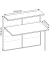 Anbautheke Genua 3992 buche rechteckig 116x70 cm (BxT)