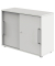 Schiebet&uuml;renschrank 13449510, abschlie&szlig;bar, 2 OH, wei&szlig;, 100x75x40cm (BxHxT)