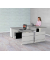 Sitz-Steh-Schreibtisch Move 3, elektrisch höhenverstellbar, 72-120cm (H), 160x80cm (BxT), rechteckig, graphit / weiß