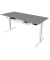 Sitz-Steh-Schreibtisch Move 3, elektrisch höhenverstellbar, 72-120cm (H), 160x80cm (BxT), rechteckig, graphit / weiß