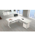 Sitz-Steh-Schreibtisch Move 3, elektrisch höhenverstellbar, 72-120cm (H), 180x80cm (BxT), L-Form, weiß / weiß