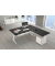 Sitz-Steh-Schreibtisch Move 3, elektrisch höhenverstellbar, 72-120cm (H), 180x80cm (BxT), L-Form, anthrazit / weiß