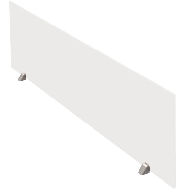 Move Tischtrennwand weiß 160,0 x 45,0 cm