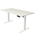 Sitz-Steh-Schreibtisch Move 1, elektrisch höhenverstellbar, 74-123cm (H), 160x80cm (BxT), rechteckig, weiß / weiß