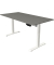 Sitz-Steh-Schreibtisch Move 1, elektrisch höhenverstellbar, 74-123cm (H), 160x80cm (BxT), rechteckig, graphit / weiß