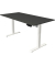 Sitz-Steh-Schreibtisch Move 1, elektrisch höhenverstellbar, 74-123cm (H), 160x80cm (BxT), rechteckig, anthrazit / weiß