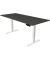 Sitz-Steh-Schreibtisch Move 1, elektrisch höhenverstellbar, 74-123cm (H), 180x80cm (BxT), rechteckig, anthrazit / weiß