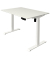 Sitz-Steh-Schreibtisch Move 1, elektrisch höhenverstellbar, 74-123cm (H), 120x80cm (BxT), rechteckig, weiß / weiß