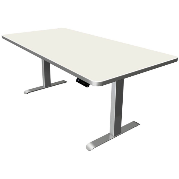 4044917437807 - Sitz-Steh-Schreibtisch Move 3 Premium 10331710 elektrisch höhenverstellbar 72-121cm (H) 200cmx100cm (BxT) rechteckig weiß   