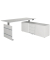 Sitz-Steh-Schreibtischkombination Move 3 10236010, elektrisch höhenverstellbar 72-120cm (H), 180x80cm (BxT), rechteckig, weiß / 