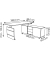 Sitz-Steh-Schreibtischkombination Move 3 10236250, elektrisch höhenverstellbar 72-120cm (H), 180x80cm (BxT), rechteckig, ahorn /