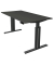 Sitz-Steh-Schreibtisch Move 3 elegant, elektrisch höhenverstellbar, 72-120cm (H), 160x80cm (BxT), rechteckig, anthrazit / anthra