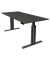 Sitz-Steh-Schreibtisch Move 3 elegant, elektrisch höhenverstellbar, 72-120cm (H), 180x80cm (BxT), rechteckig, anthrazit / anthra