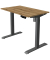 Sitz-Steh-Schreibtisch Move 1, elektrisch h&ouml;henverstellbar, 74-123cm (H), 100x60cm (BxT), rechteckig, eiche / anthrazit