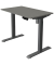 Sitz-Steh-Schreibtisch Move 1, elektrisch höhenverstellbar, 74-123cm (H), 100x60cm (BxT), rechteckig, graphit / anthrazit