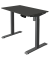 Sitz-Steh-Schreibtisch Move 1, elektrisch höhenverstellbar, 74-123cm (H), 100x60cm (BxT), rechteckig, anthrazit / anthrazit