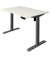 Sitz-Steh-Schreibtisch Move 1, elektrisch höhenverstellbar, 74-123cm (H), 120x80cm (BxT), rechteckig, weiß / anthrazit