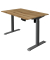 Sitz-Steh-Schreibtisch Move 1, elektrisch höhenverstellbar, 74-123cm (H), 120x80cm (BxT), rechteckig, eiche / anthrazit