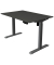 Sitz-Steh-Schreibtisch Move 1, elektrisch höhenverstellbar, 74-123cm (H), 120x80cm (BxT), rechteckig, anthrazit / anthrazit