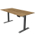 Sitz-Steh-Schreibtisch Move 1, elektrisch höhenverstellbar, 74-123cm (H), 160x80cm (BxT), rechteckig, eiche / anthrazit