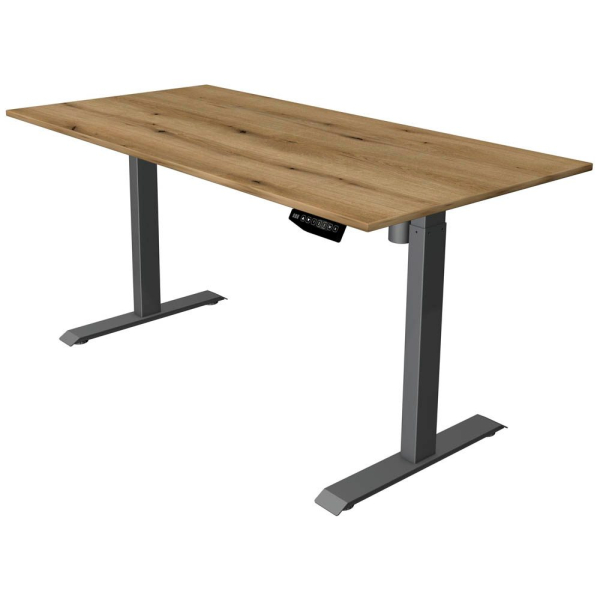 4044917440159 - Sitz-Steh-Schreibtisch Move 1 10181555 elektrisch höhenverstellbar 74-123cm (H) 160cmx80cm (BxT) rechteckig eiche   anthrazi