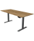 Sitz-Steh-Schreibtisch Move 1, elektrisch höhenverstellbar, 74-123cm (H), 180x80cm (BxT), rechteckig, eiche / anthrazit