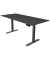 Sitz-Steh-Schreibtisch Move 1, elektrisch höhenverstellbar, 74-123cm (H), 180x80cm (BxT), rechteckig, anthrazit / anthrazit