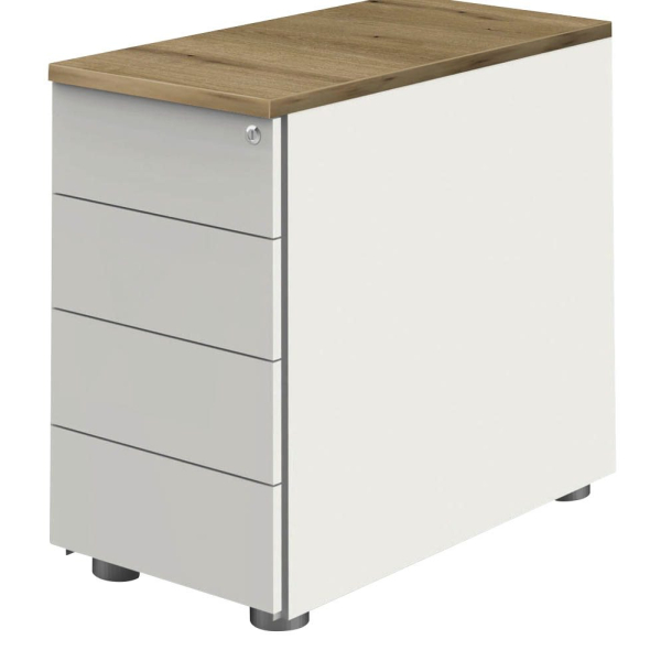 4044917382305 - Move Standcontainer weiß eiche 4 Auszüge 4044917382305 Kerkmann 4044917382305 - Move Standcontainer weiß eiche 4 Auszüge 4044917382305 Kerkmann