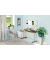 Schreibtisch Smart office, 75cm (H), 100x60cm (BxT), rechteckig, eiche / silber