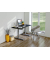Sitz-Steh-Schreibtisch Smart office, elektrisch höhenverstellbar, 63-127cm (H), 140x70cm (BxT), rechteckig, anthrazit / silber