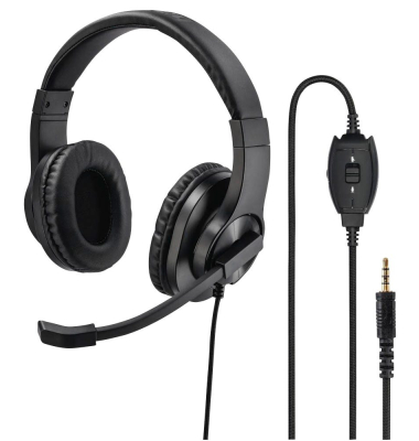 Headset HS-P350, Stereo, 3,5 mm-Klinkenstecker, Kabellänge: 2 m