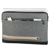 Laptoptasche Terra Kunstfaser grau