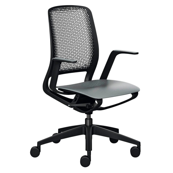4049694001739 - Bürostuhl semotion EM-801 001 Kunststoff schwarz Gestell schwarz 4049694001739 - Bürostuhl semotion EM-801 001 Kunststoff schwarz Gestell schwarz