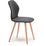 se:spot Schalenstuhl grau