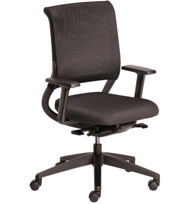 Bürostuhl netwin light nw-199/001 schwarz