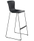 se:spot stool Barhocker schwarz