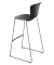 se:spot stool Barhocker schwarz
