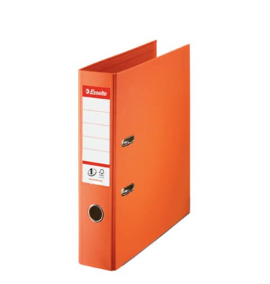 Ordner No.1 811340, A4 75mm breit PP vollfarbig orange