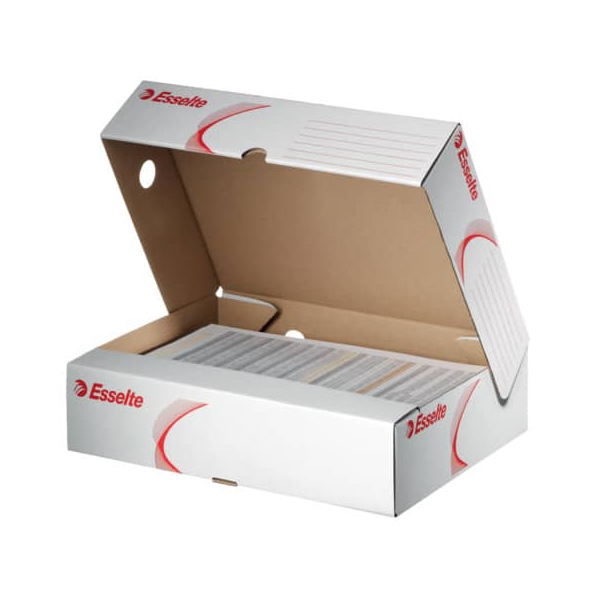 4049793016184 - Archivbox 128004 A4 weiß Pappe 4049793016184 Esselte