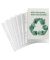 Prospekthüllen Recycle 627495, A5 transparent genarbt, oben offen, 0,07mm